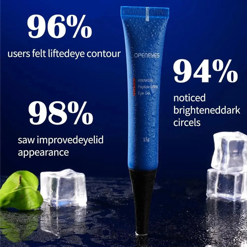 Men Eye Cream Hyaluronate Cool Eye Gel Moisturizing under Eye Cream for Dark Circles Puffiness Fine Lines Eye Care
